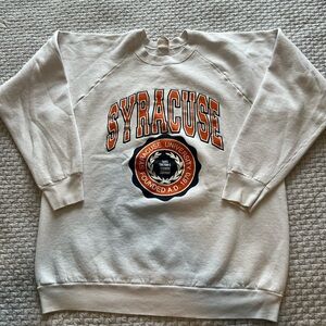 Vintage Syracuse University College Crewneck Sweatshirt Fits XL Tagged XXL